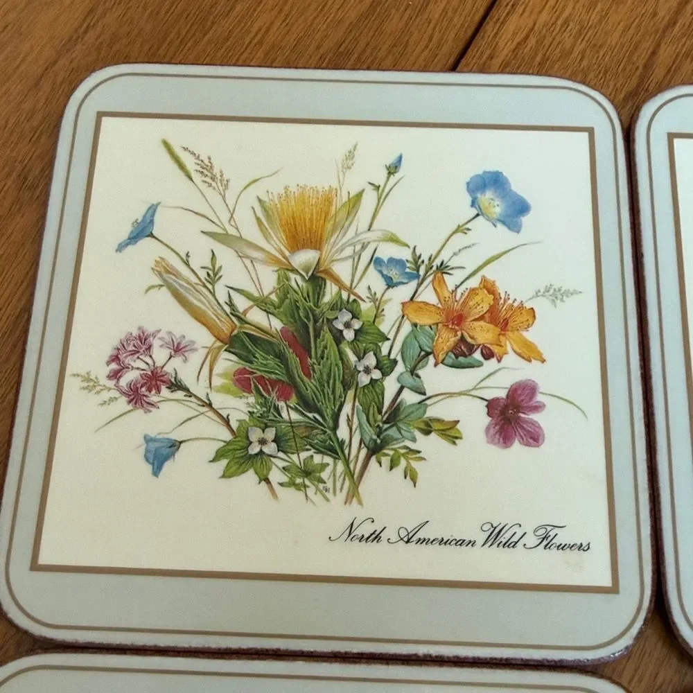 Pimpernel cork coaster set
